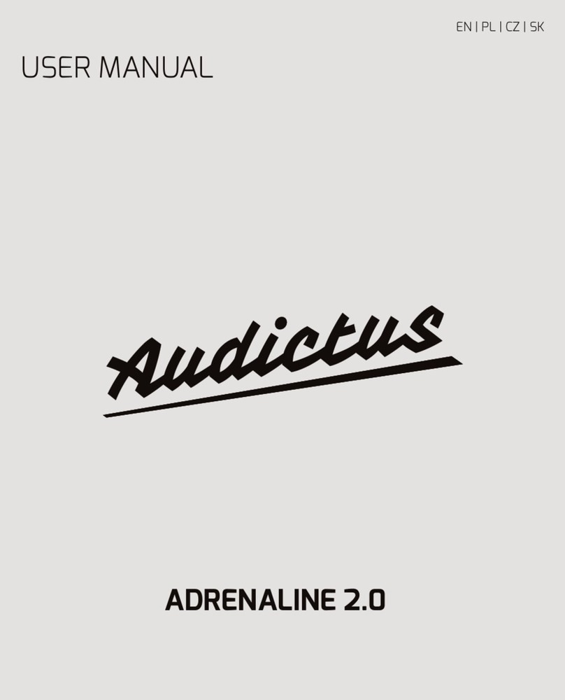 AUDICTUS ADRENALINE 2.0 user manual