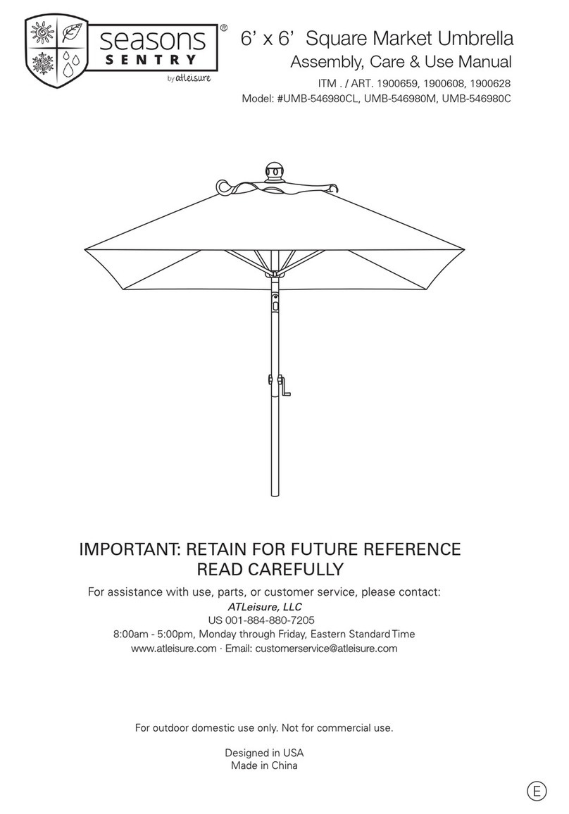 Seasons Sentry UMB-546980CL Guide