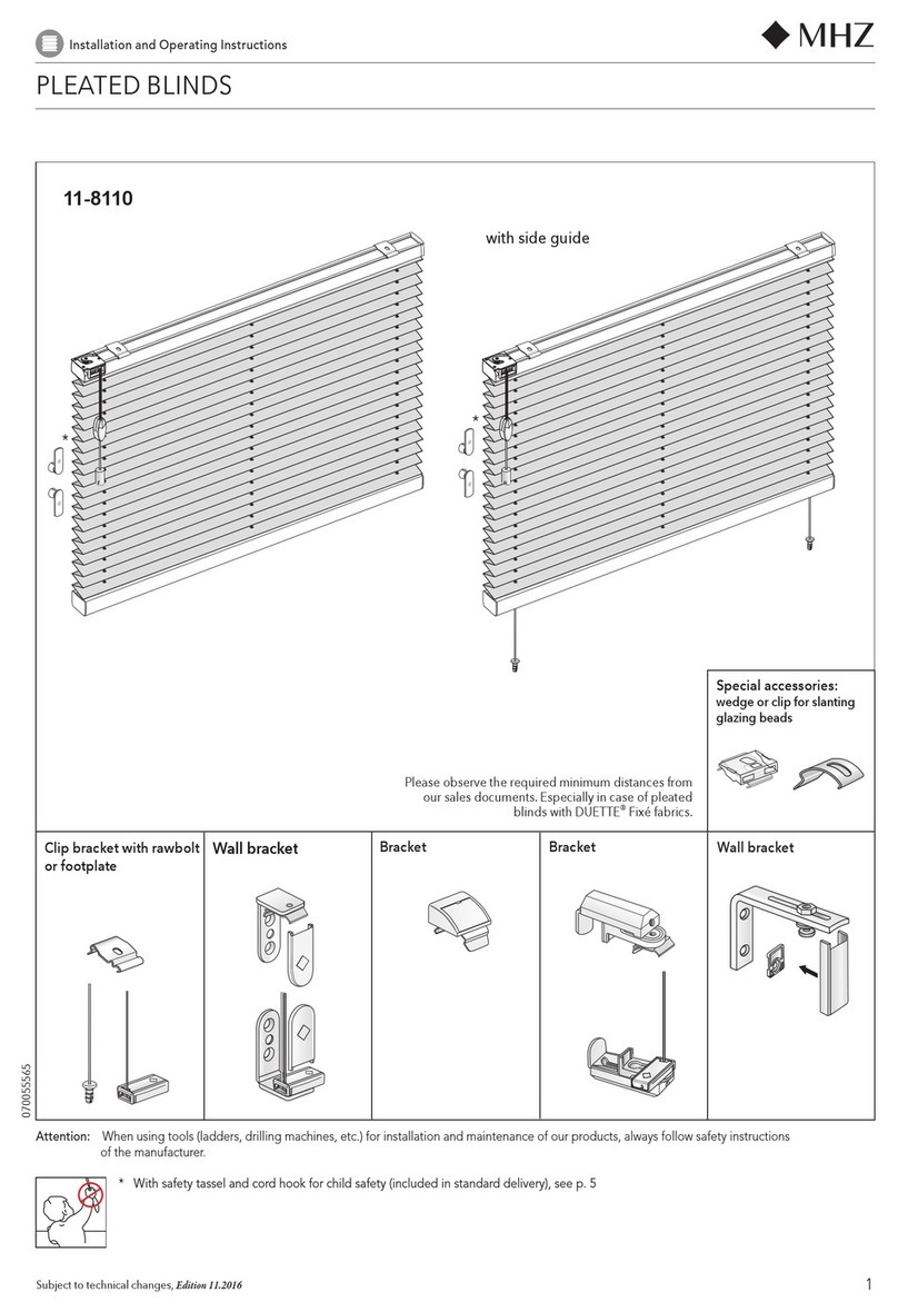 MHZ 11-8110 Installation and operating instructions