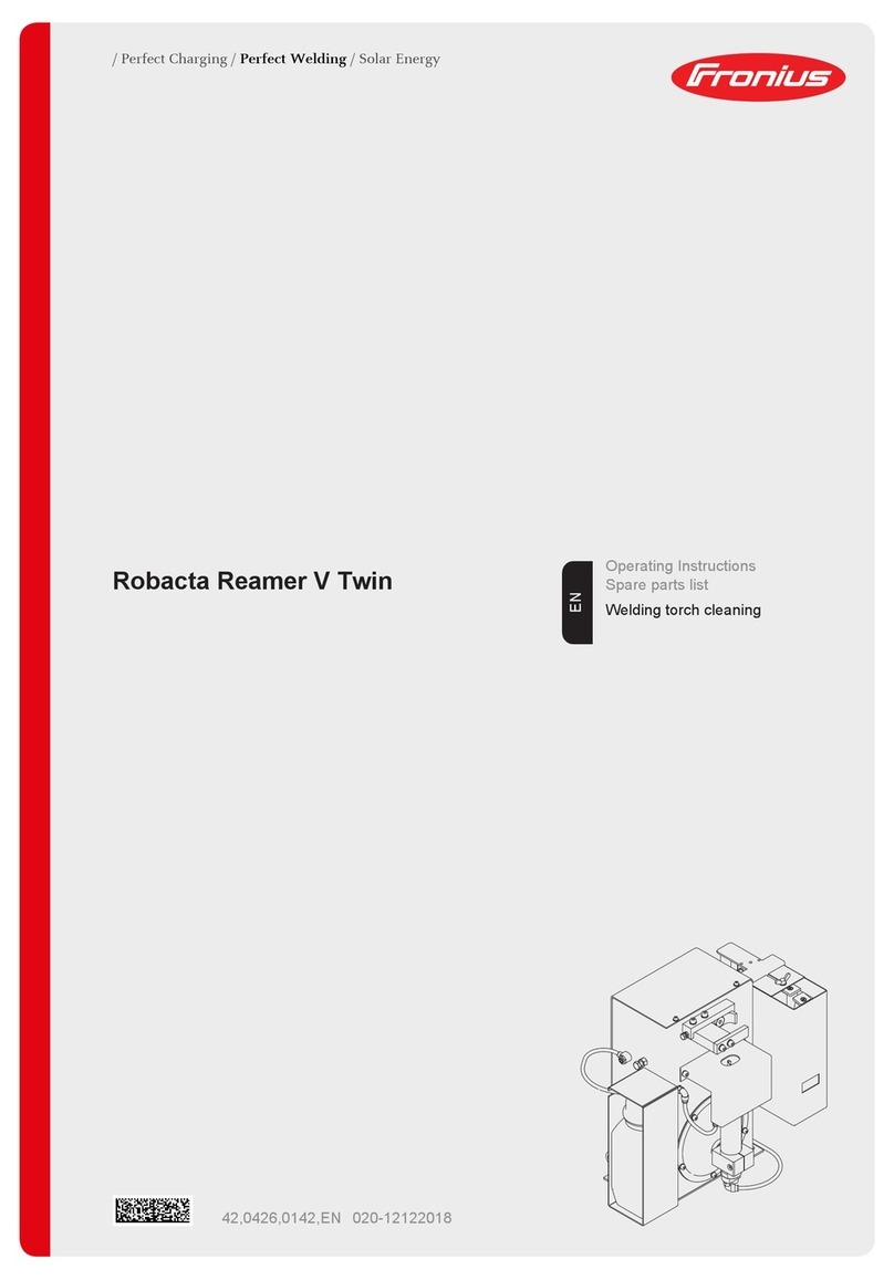 FRO­NIUS Robacta Reamer V Twin User manual