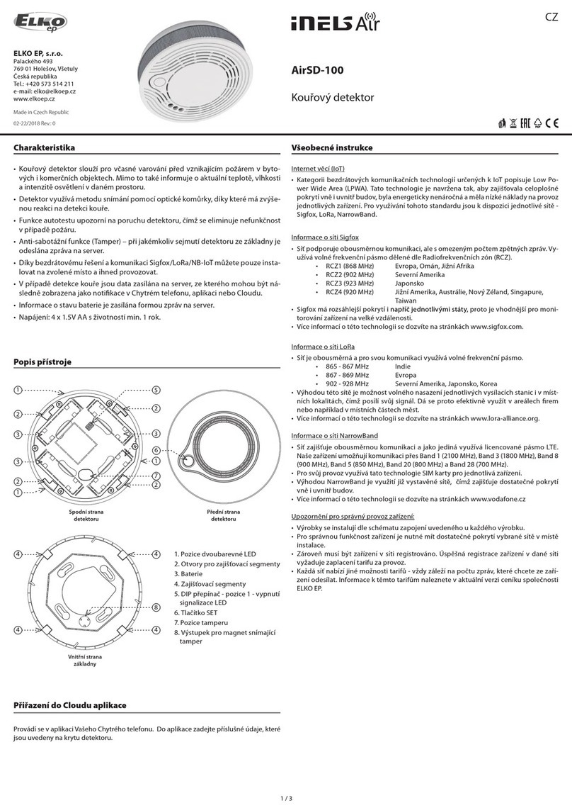 Elko AirSD-100NB quick start guide