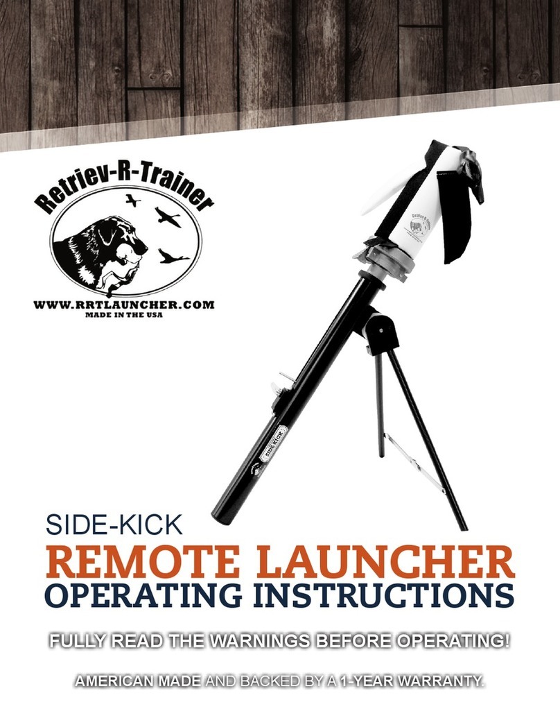 Retriev-R-Trainer SIDE-KICK REMOTE LAUNCHER User manual