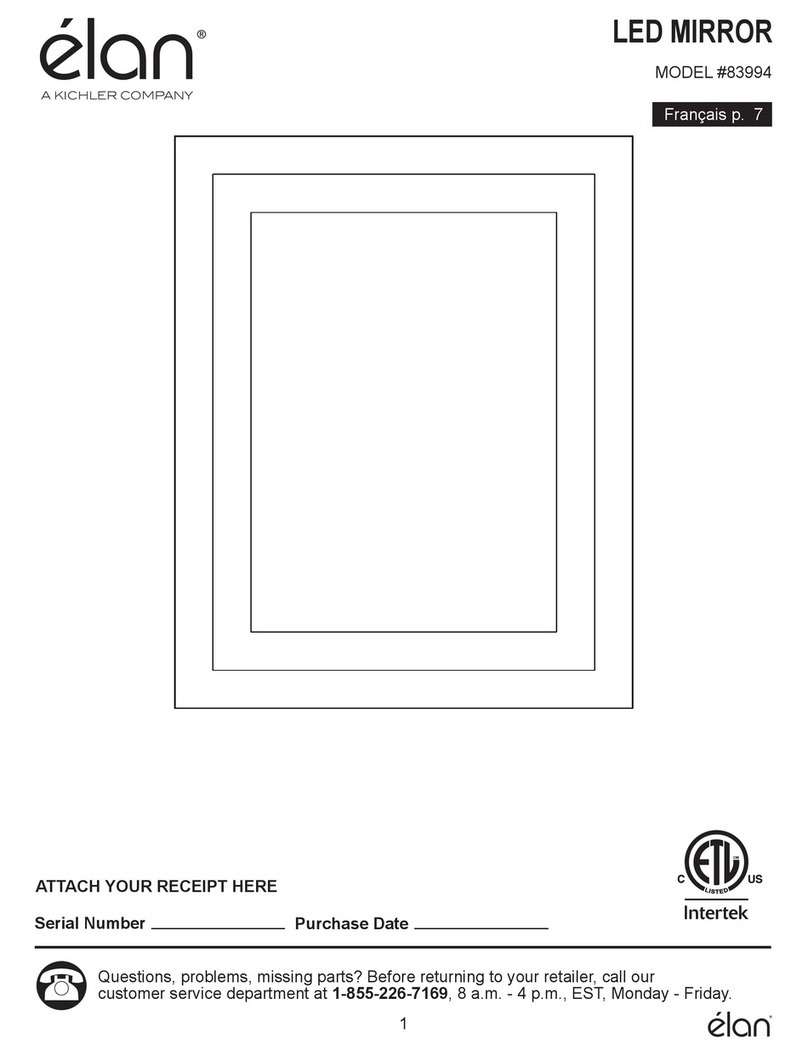 Kichler Lighting Elan 83994 manual