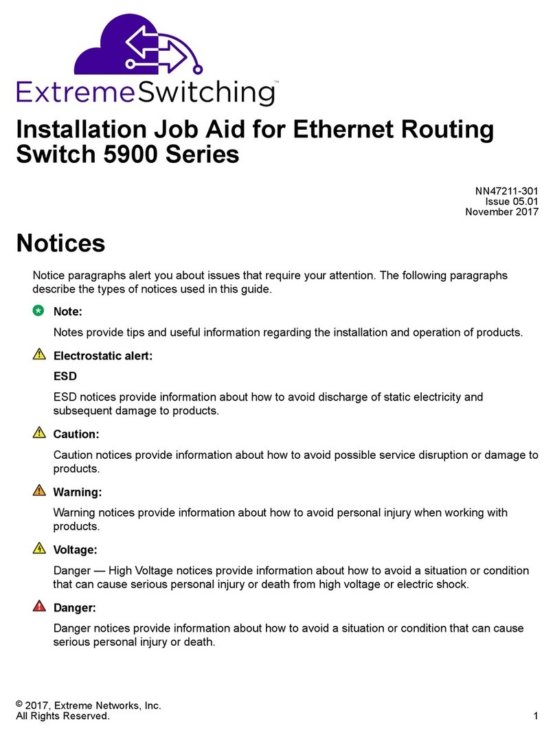 ExtremeSwitching 5900 Series Installation Job Aid
