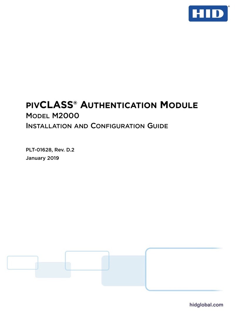 HID PIVCLASS M2000 Installation and configuration guide