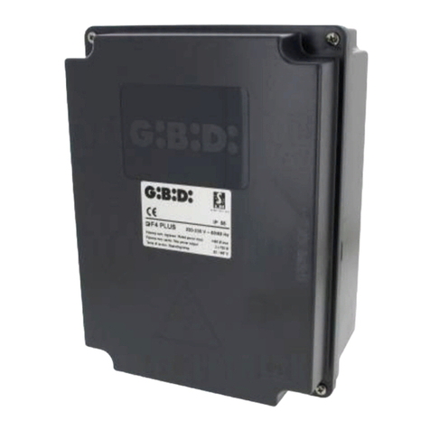 GiBiDi F12E Instructions for installation