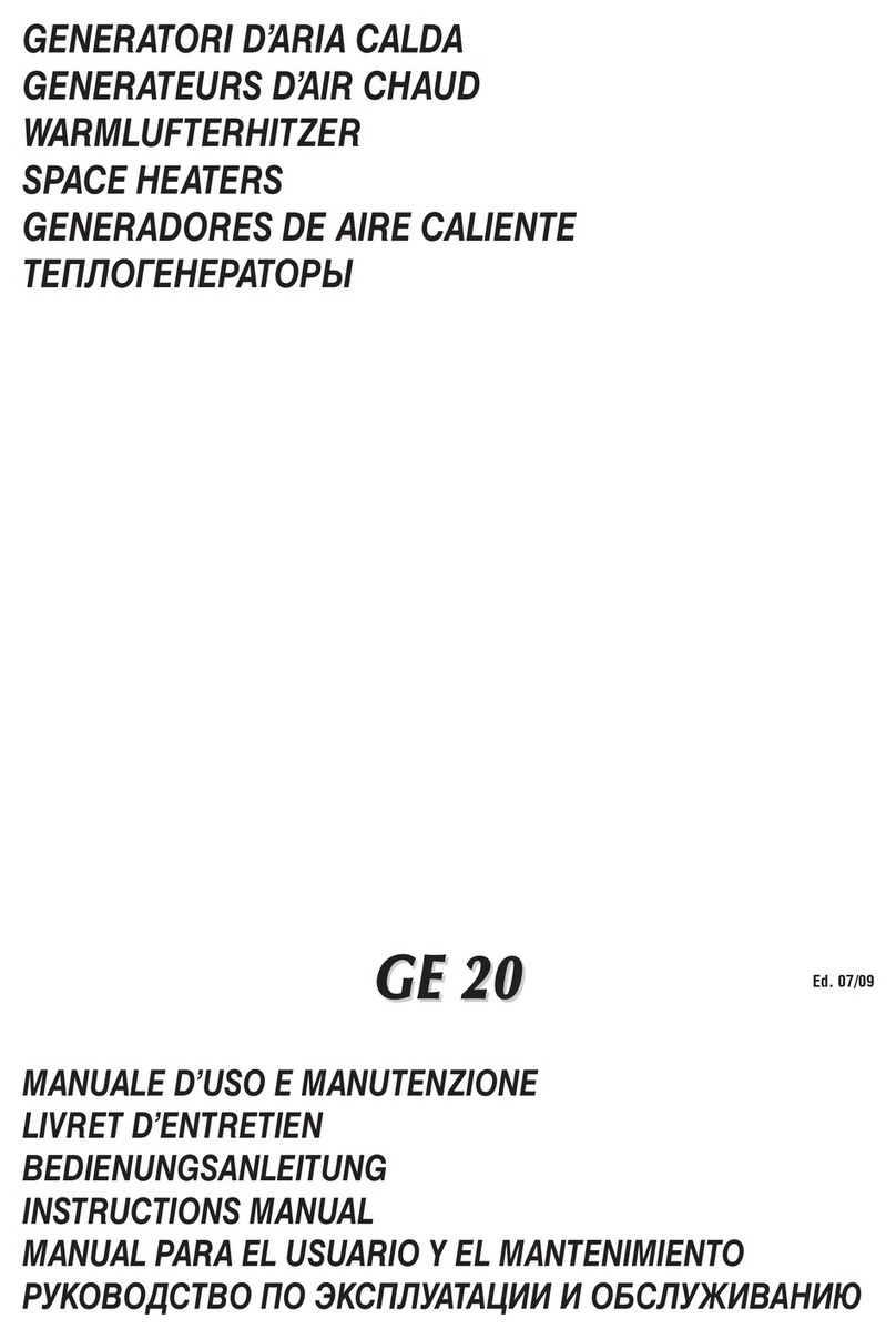 widmer GE 20 instruction manual