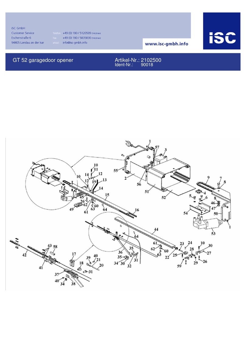 ISC GT 52 Mounting and operating instructions