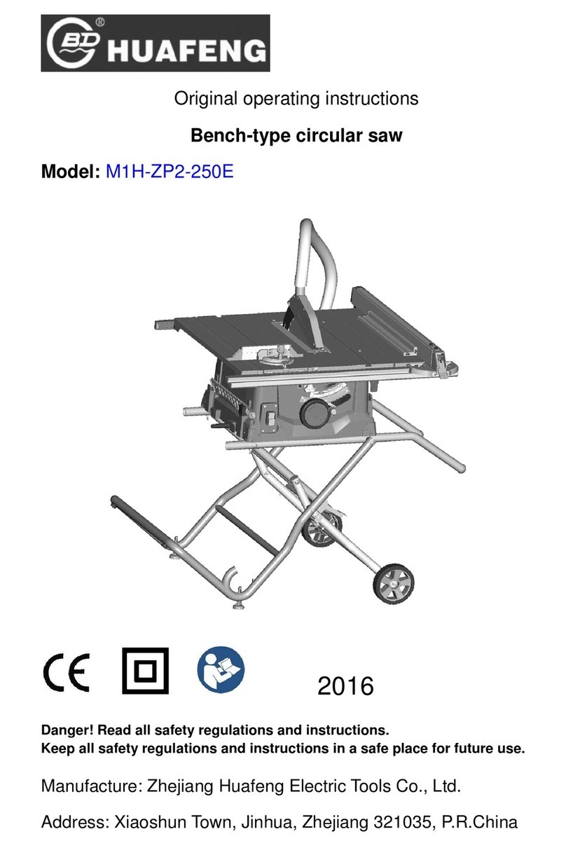 Huafeng M1H-ZP2-250E operating instructions