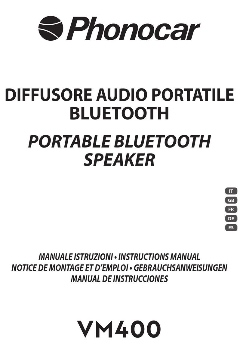Phonocar VM400 instruction manual