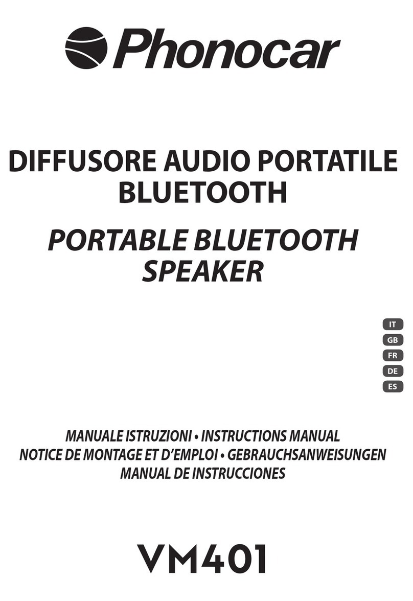 Phonocar VM401 instruction manual