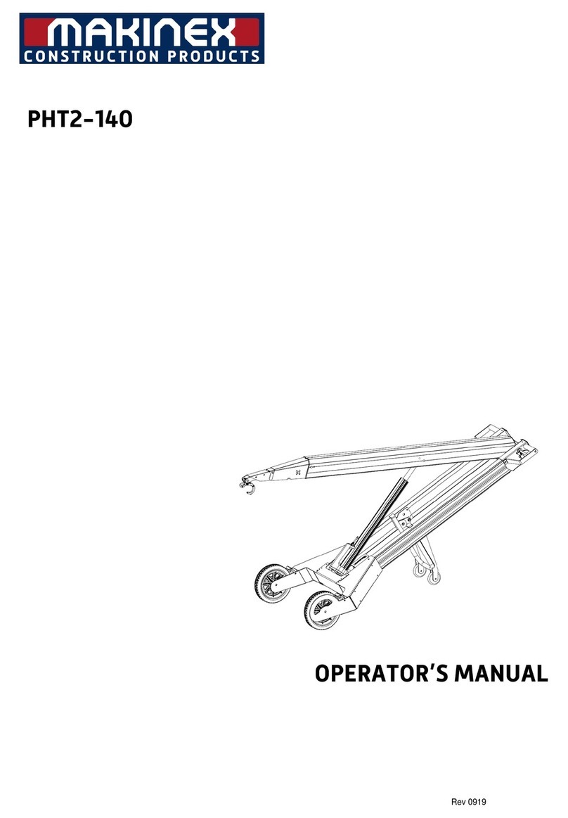 MAKINEX PHT2-140 Operator's manual