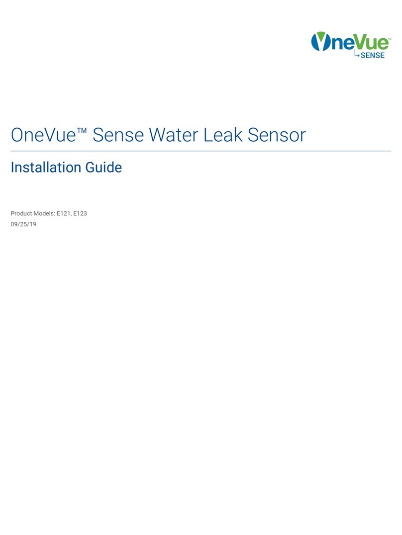 OneVue OneVue Sense  E121 User manual