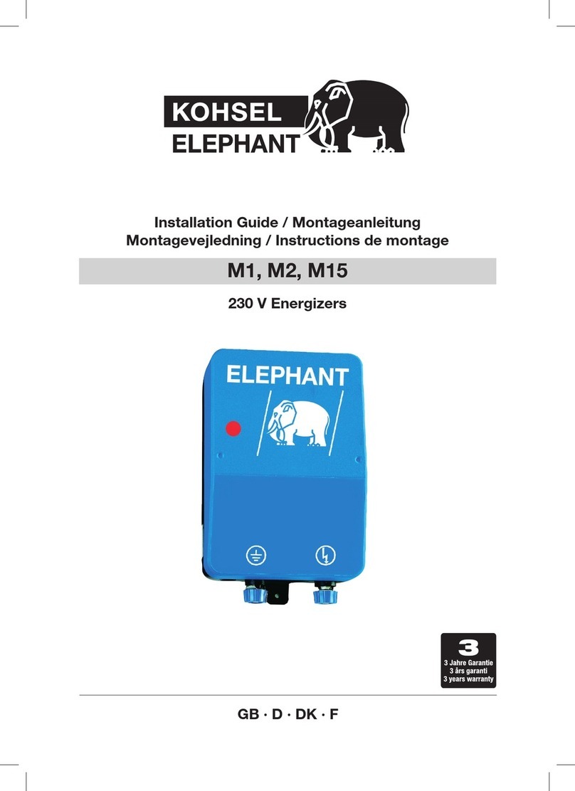 KOHSEL ELEPHANT M1 installation guide