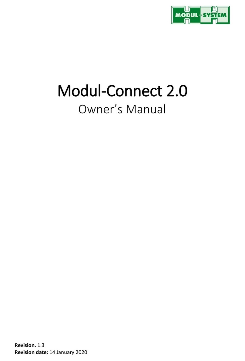Modul-System Modul-Connect 2.0 owner's manual