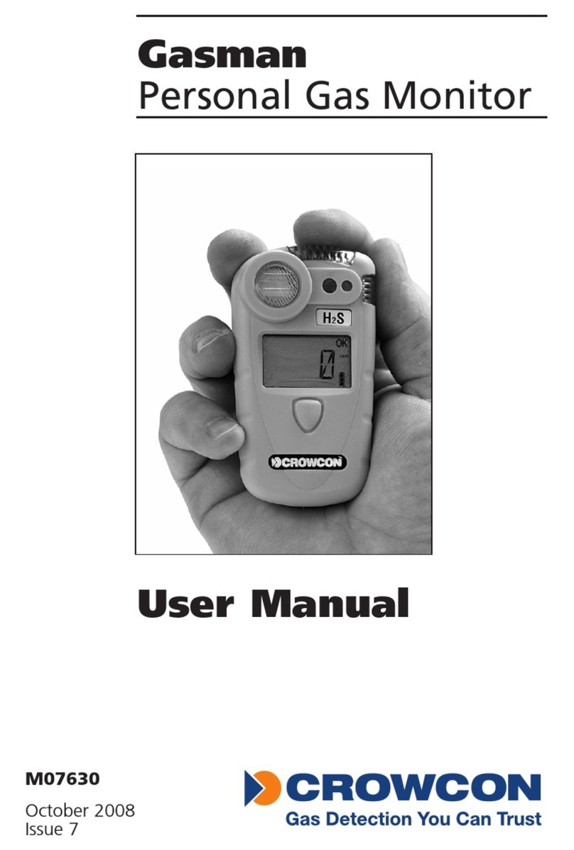 Crowcon Gasman User manual