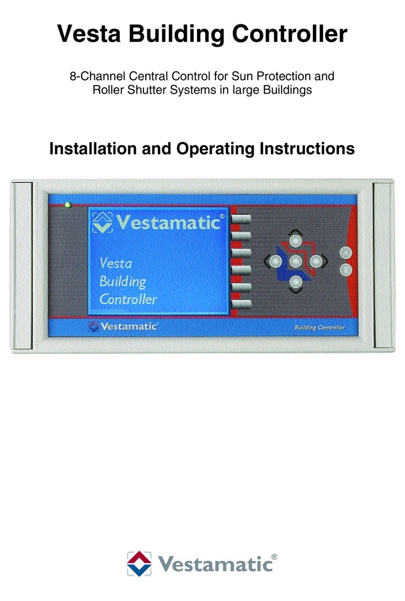 Vestamatic Vesta Building Controller User manual