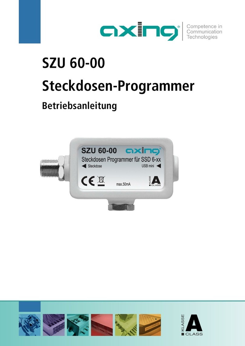 axing SZU 60-00 Operation instructions