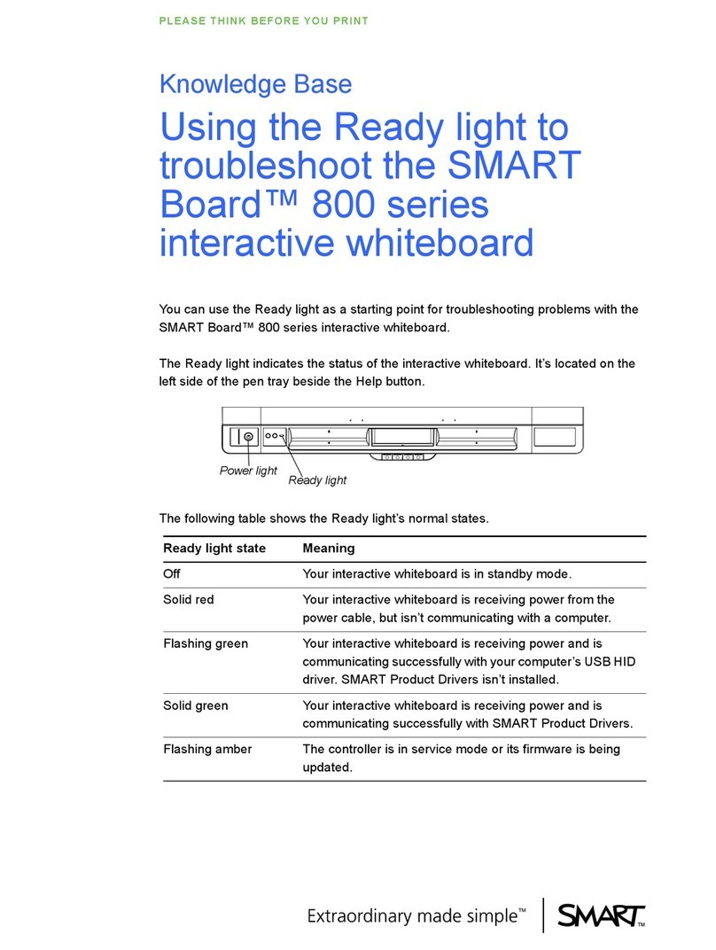 SMART Board 800 Series manual