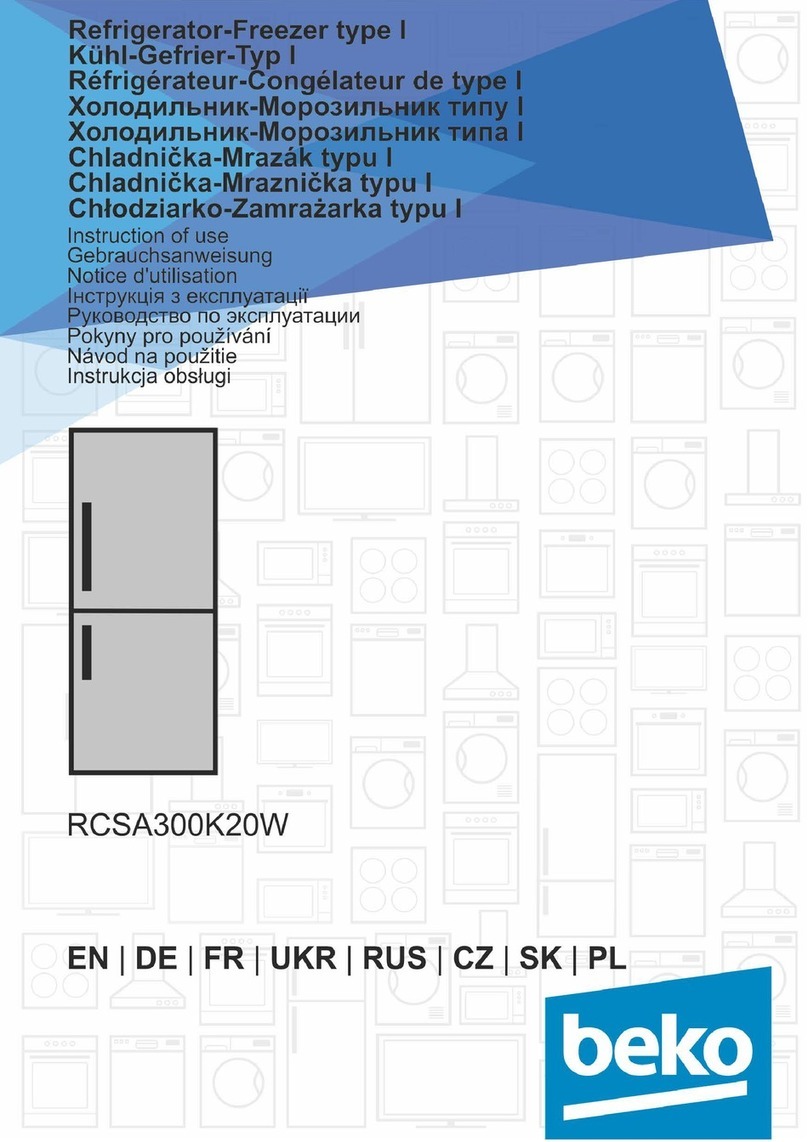 Beko RCSA300K20W Instruction Manual