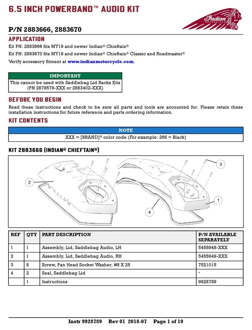 Indian Motorcycle 2883666 manual Indian Motorcycle 2883666 manual