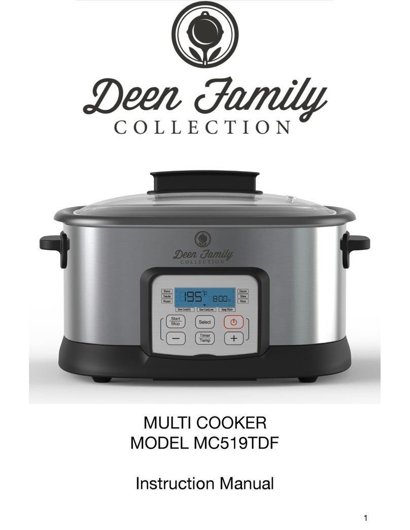 Deen Family MC519TDF instruction manual