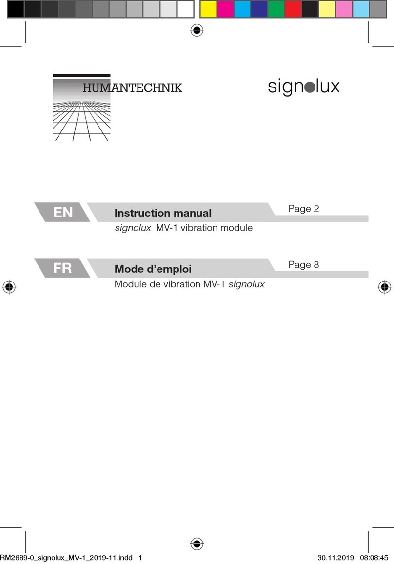 HumanTechnik Signolux MV-1 instruction manual