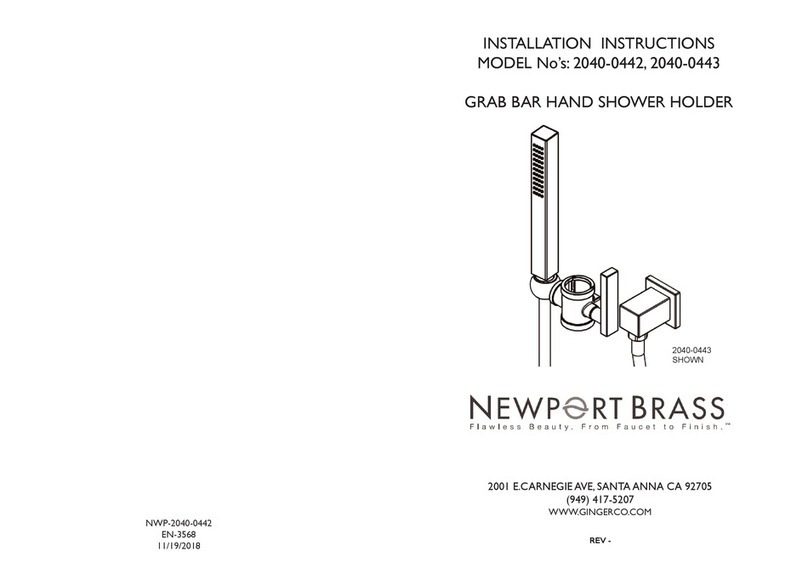 Newport Brass 2040-0442 installation instructions Newport Brass 2040-0442 installation instructions