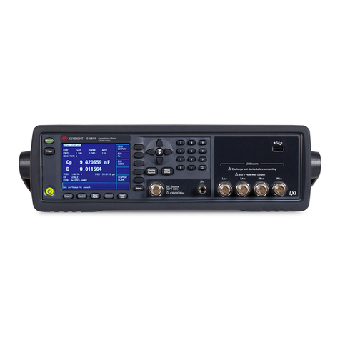 Keysight Technologies E4981A Programming manual