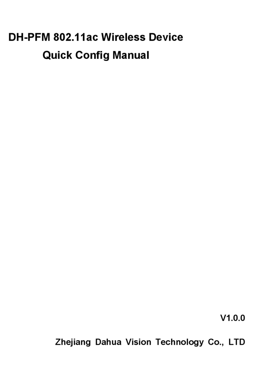 Dahua DH-PFM Series Quick config manual