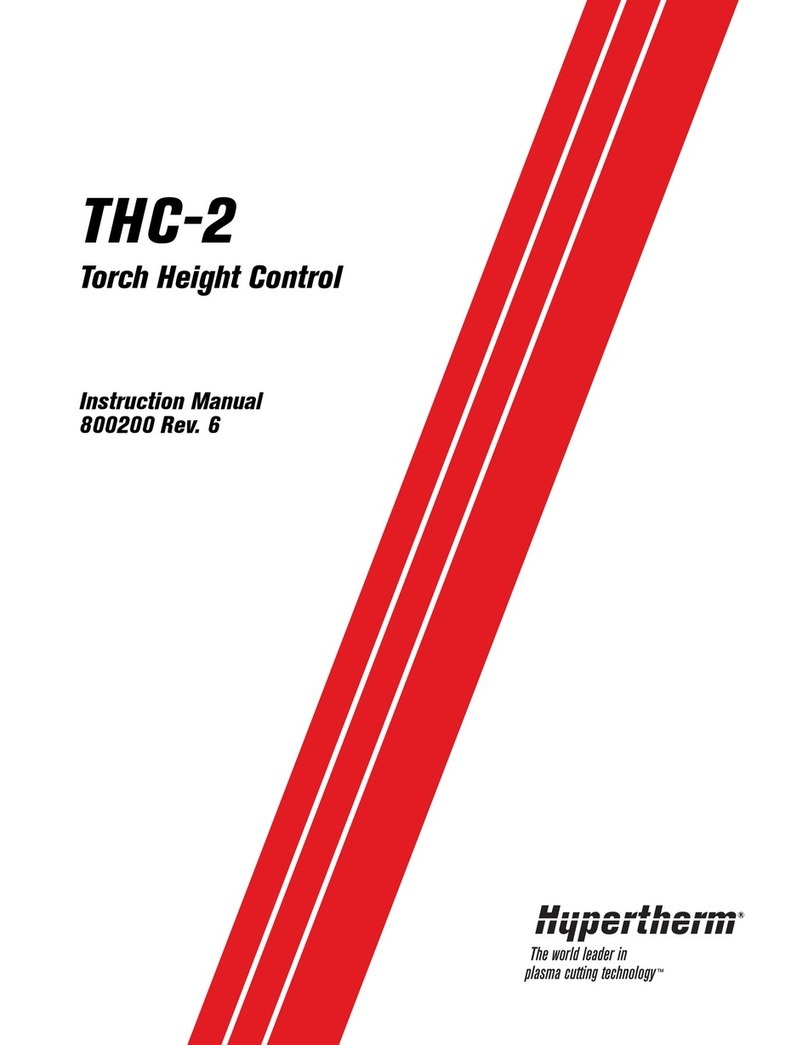 Hypertherm THC-2 instruction manual