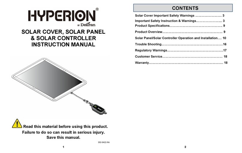 Deltran HYPERION instruction manual