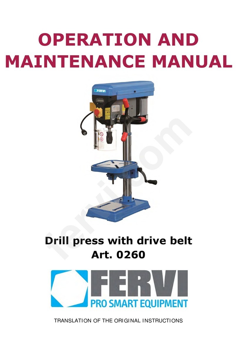 Fervi 0260 User manual
