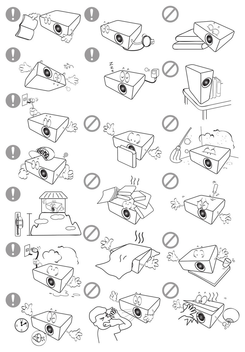 BenQ EX800ST User manual