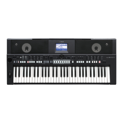 Yamaha PSR-S650 Service manual