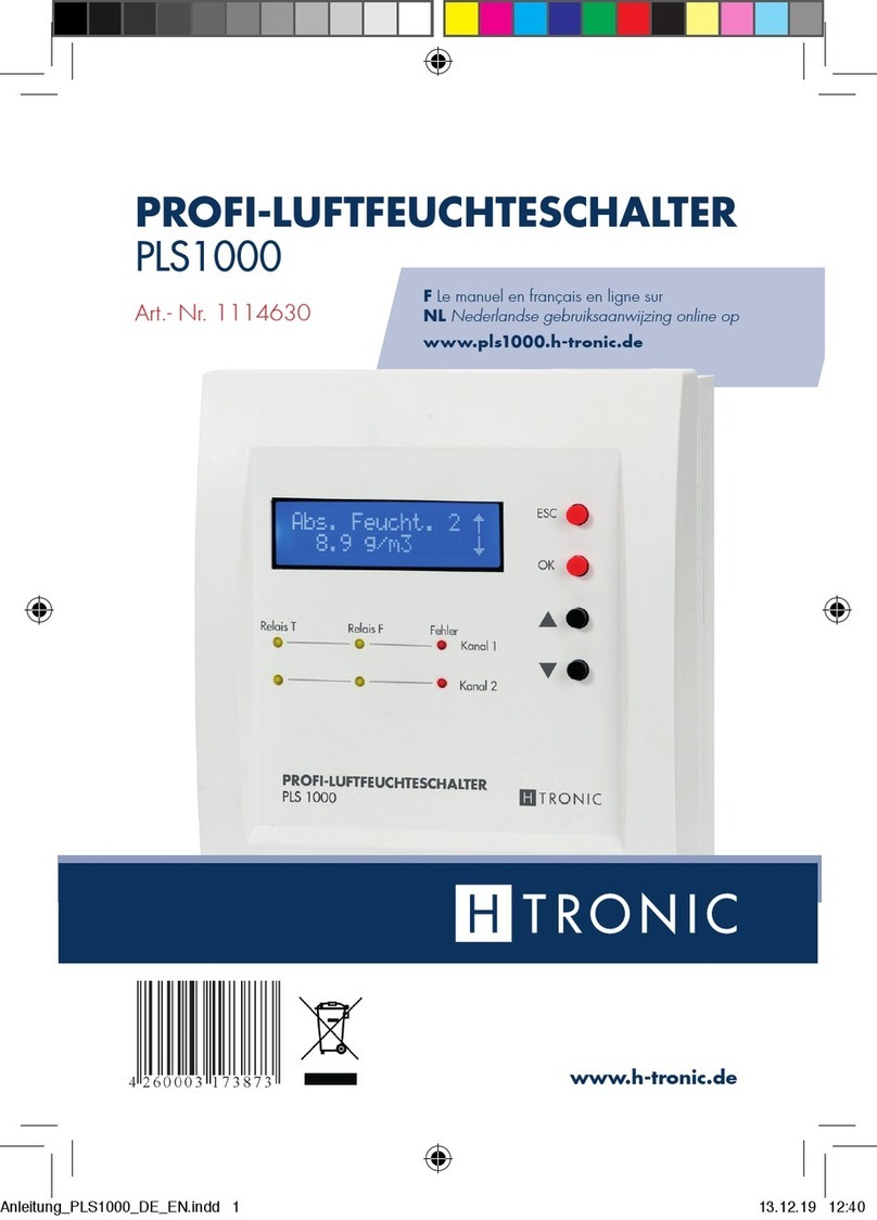 HTRONIC PLS 1000 User manual HTRONIC PLS 1000 User manual