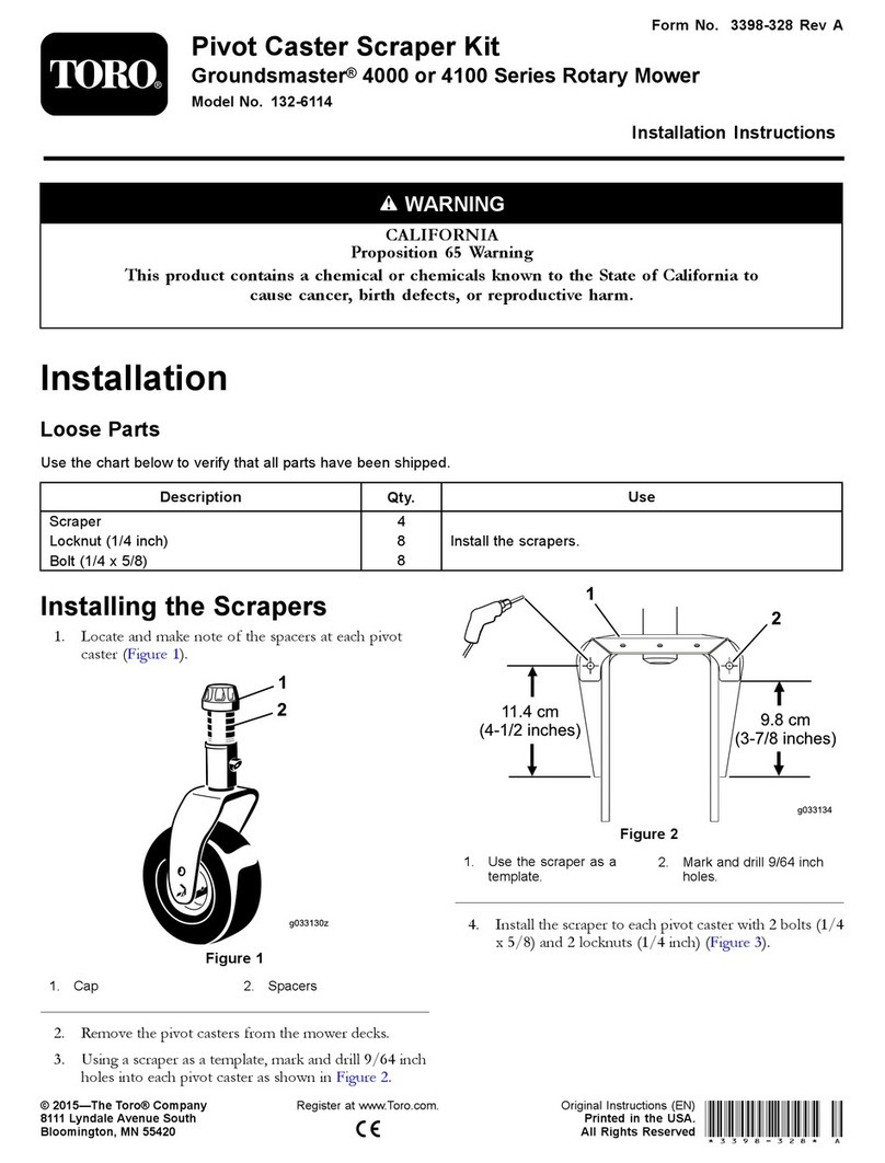 Toro 132-6114 installation instructions