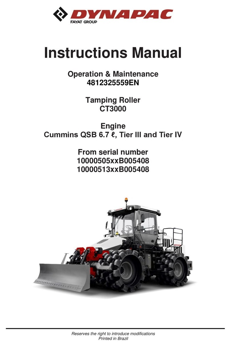 Fayat DYNAPAC CT3000 instruction manual