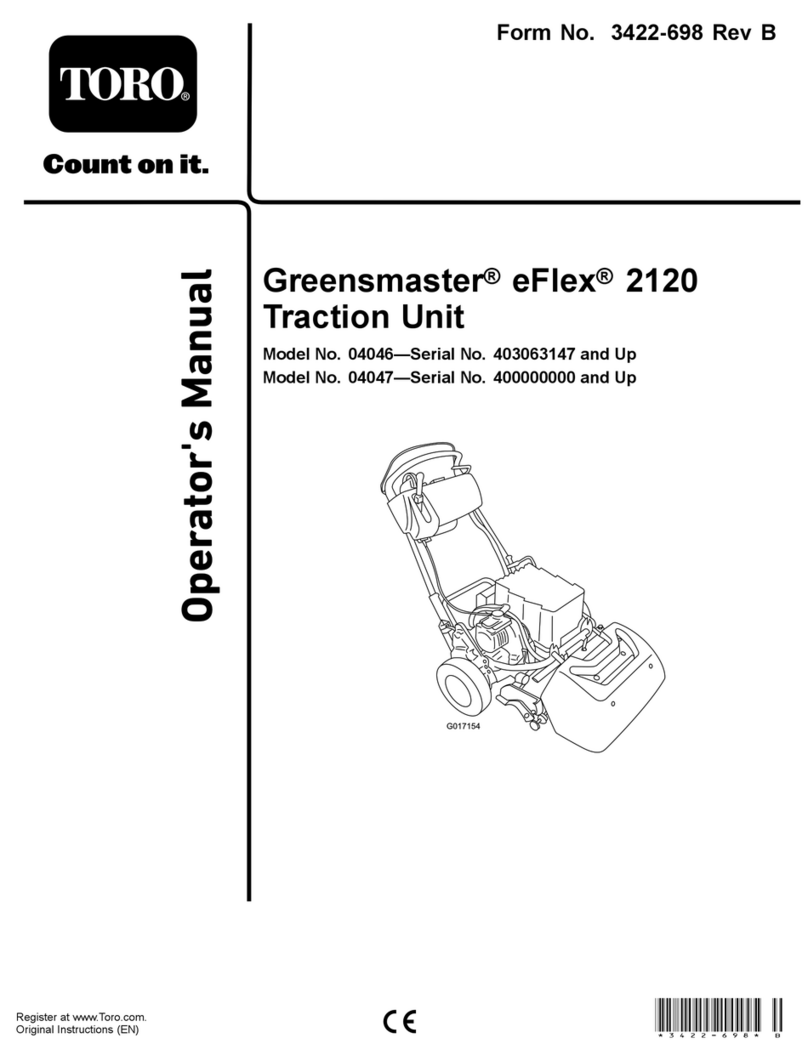 Toro Greensmaster eFlex 2120 Series User manual