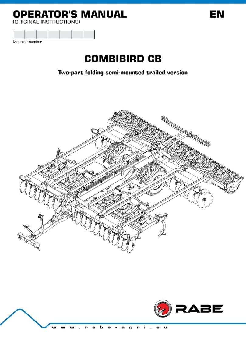 Rabe COMBIBIRD CB Operator's manual