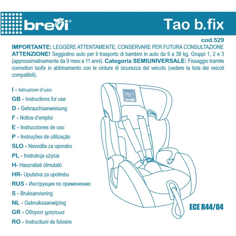 Brevi ECE R44 04 Instructions for use