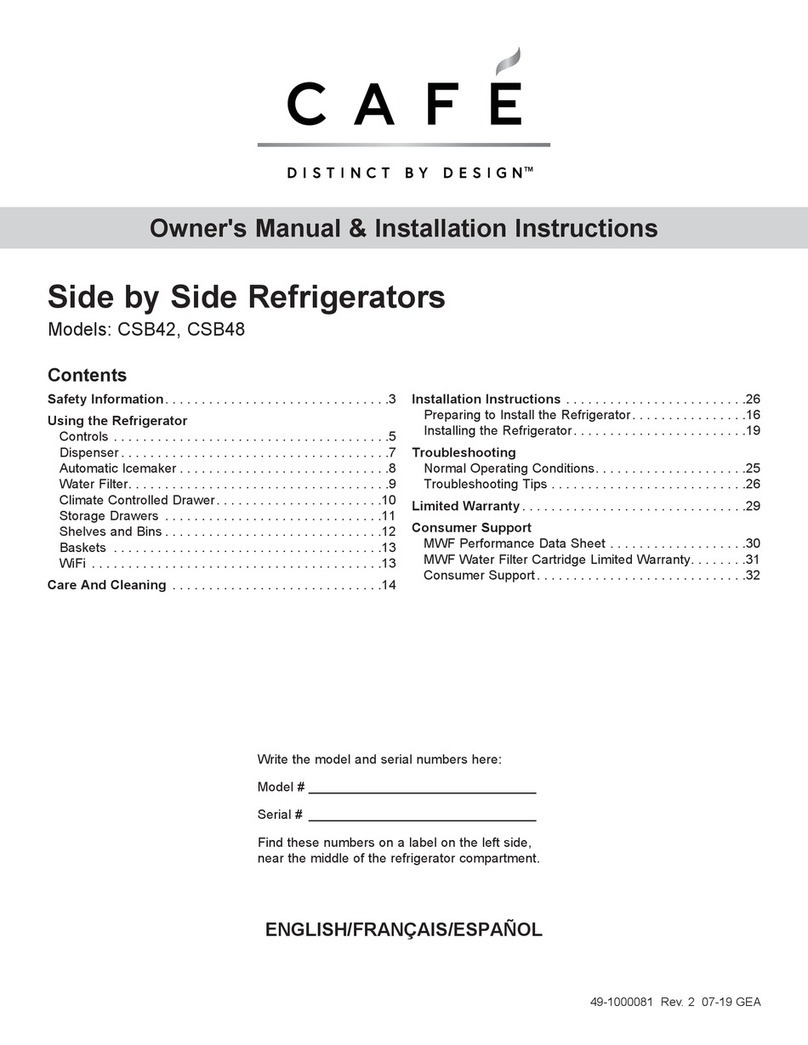 Cafe CSB42 Original instructions Cafe CSB42 Original instructions