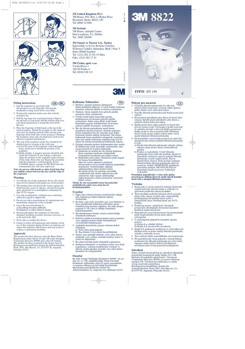 3M 8822 User manual