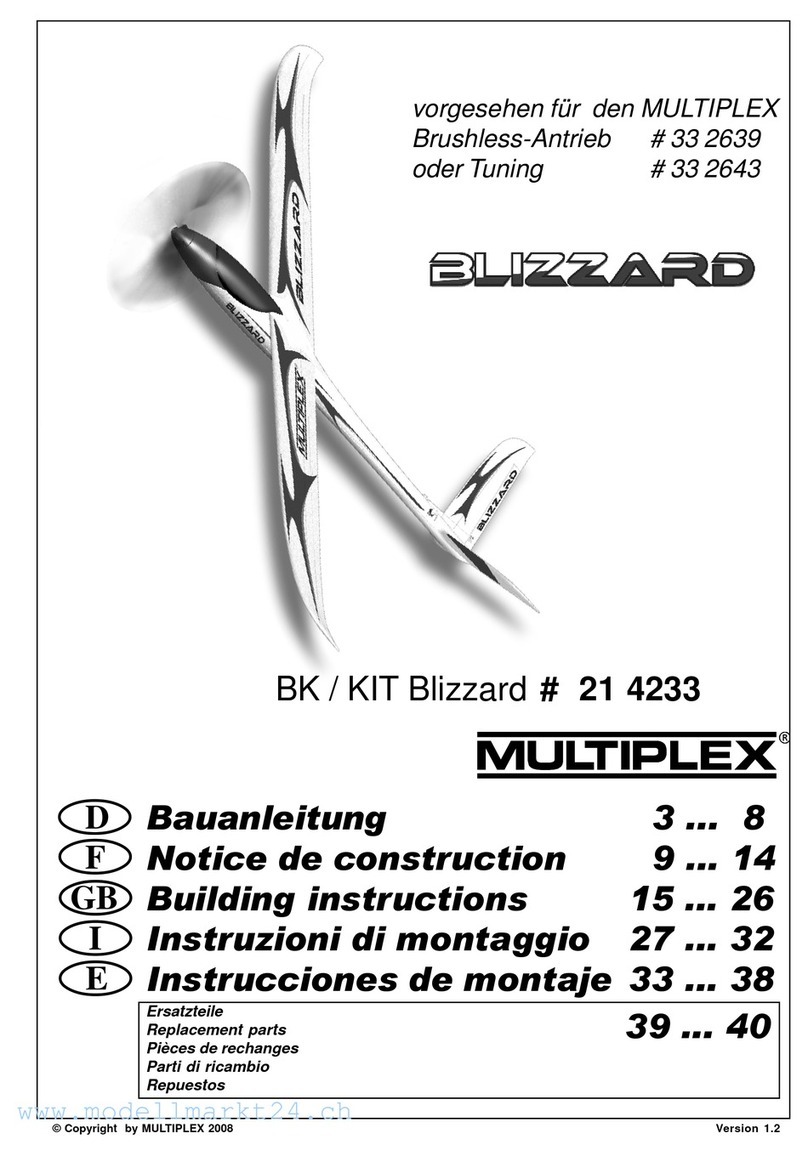 Multiplex Blizzard 21 4233 Instruction Manual