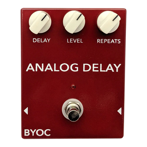 BYOC Analog Delay Kit User manual