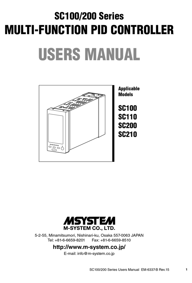 M-system SC100 Series User manual