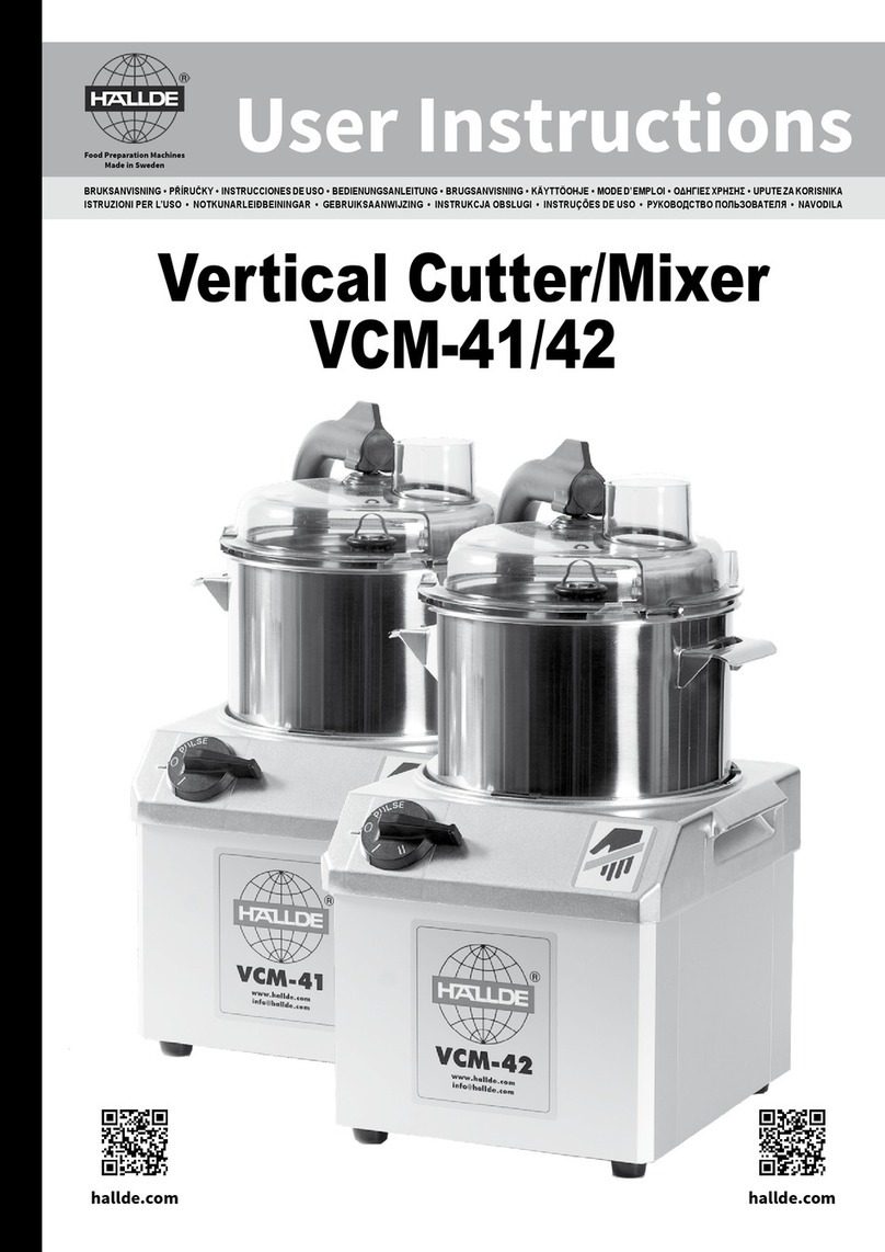 Hallde VCM-41 User instructions