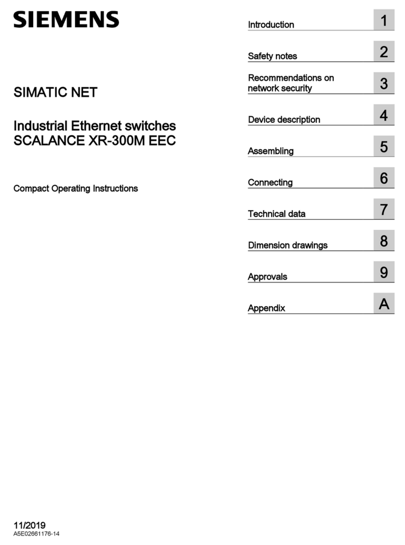 Siemens SIMATIC NET SCALANCE XR-300M EEC Series Administrator guide