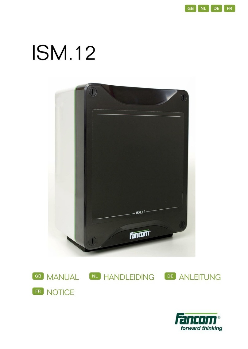 Fancom ISM. 12 manual