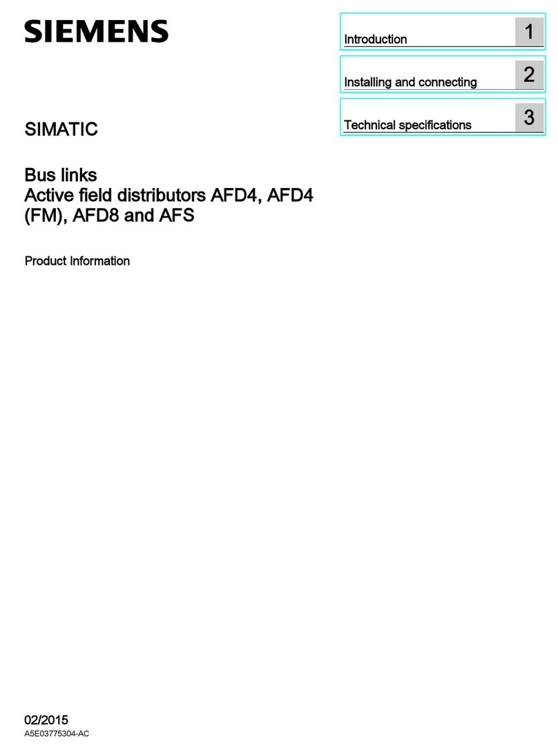 Siemens SIMATIC AFD4 User manual